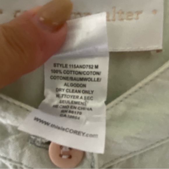 Anthropologie Corey Lynn Calter Women's Button Down Front Tunic Dress SZ XS - Picture 9 of 9